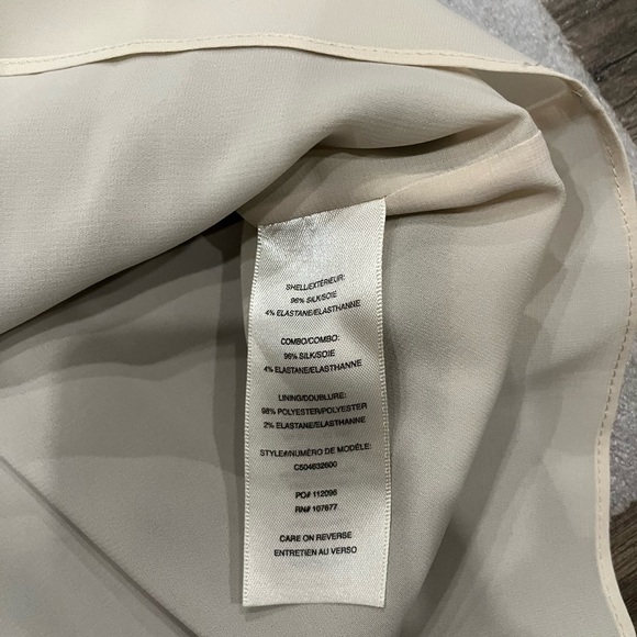 [L]Alice Olivia Two-Tone Sleeveless Silk A Shape Mini Dress Twisted Back - Picture 6 of 8